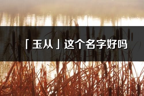 「玉从」这个名字好吗_玉从名字寓意,含义