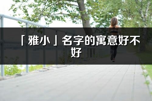 「雅小」名字的寓意好不好_雅小含义分析