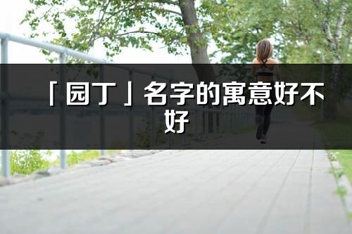 「园丁」名字的寓意好不好_园丁含义分析