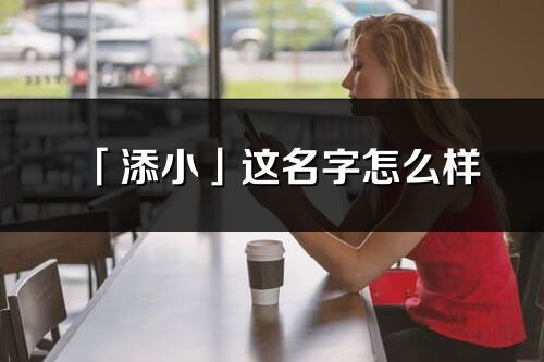 「添小」这名字怎么样_添小的名字解释