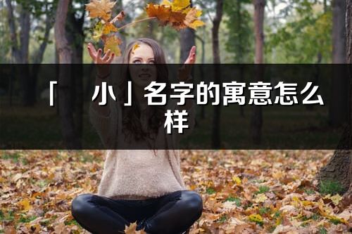 「彧小」名字的寓意怎么样_彧小的出处