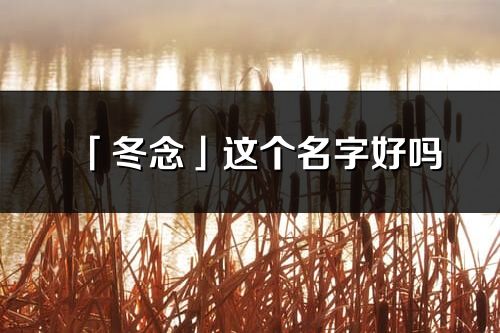 「冬念」这个名字好吗_冬念名字寓意,含义