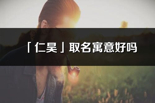 「仁昊」取名寓意好吗_仁昊名字含义及五行