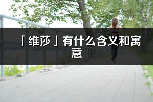 「维莎」有什么含义和寓意_维莎名字的出处与意思