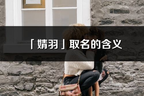 「婧羽」取名的含义_婧羽名字寓意解释