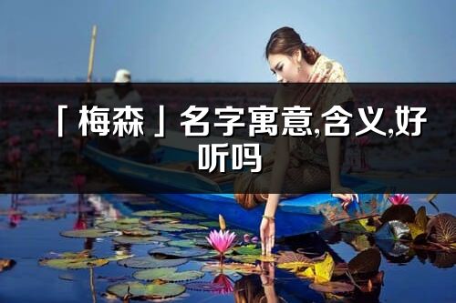 「梅森」名字寓意,含义,好听吗_梅森名字分析打分