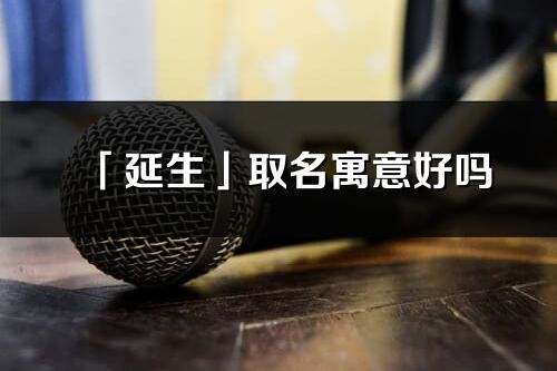 「延生」取名寓意好吗_延生名字含义及五行