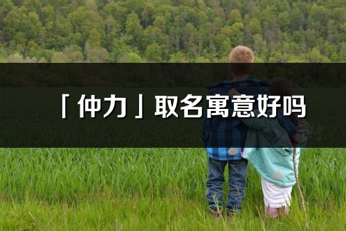 「仲力」取名寓意好吗_仲力名字含义及五行