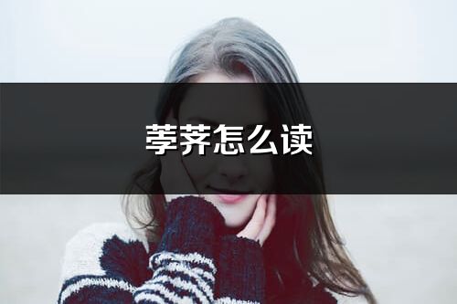 荸荠怎么读_荸荠的读音