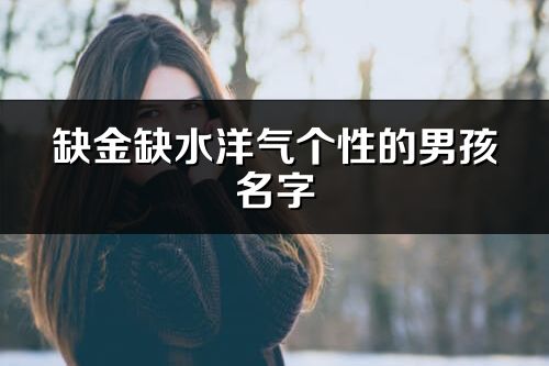 缺金缺水洋气个性的男孩名字