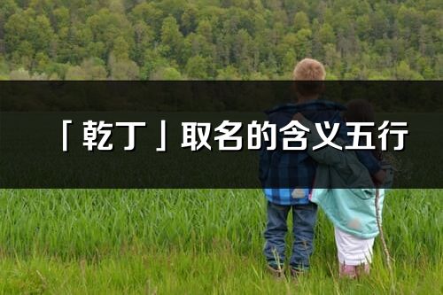 「乾丁」取名的含义五行_乾丁名字寓意解释