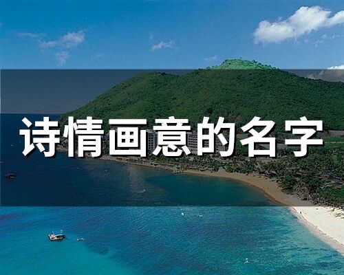 诗情画意的名字(203个)