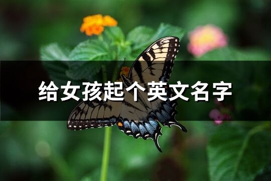 给女孩起个英文名字(优选82个)