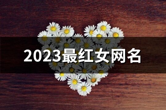 2023最红女网名(精选592个)