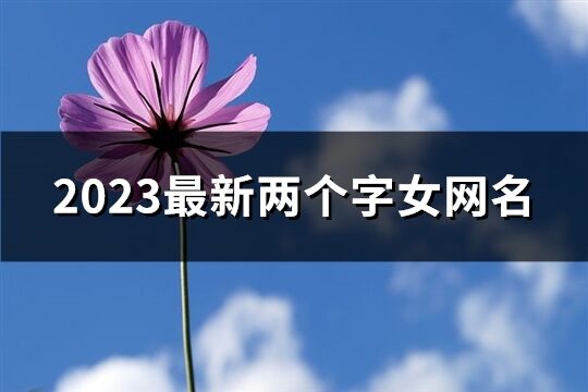 2023最新两个字女网名(精选1487个)