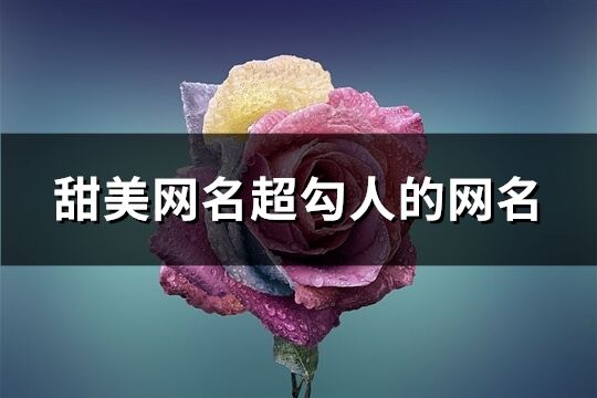 甜美网名超勾人的网名(精选378个)