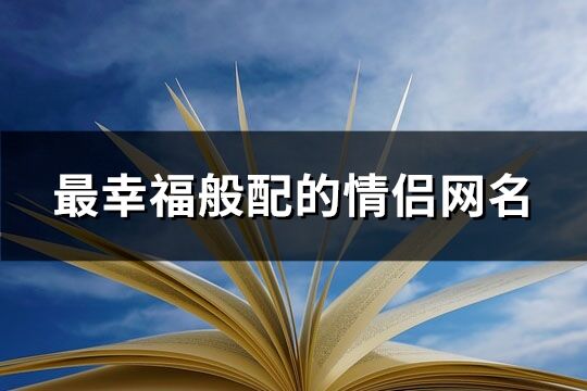 最幸福般配的情侣网名(优选210个)