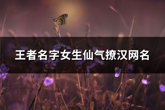 王者名字女生仙气撩汉网名(优选187个)