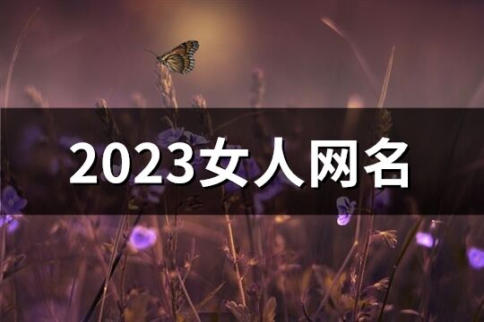 2023女人网名(精选1044个)