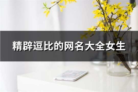 精辟逗比的网名大全女生(精选113个)