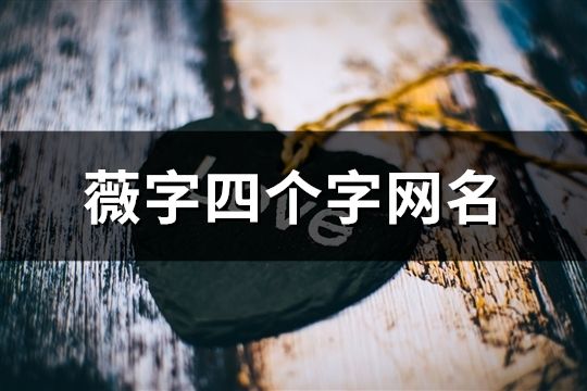 薇字四个字网名(102个)