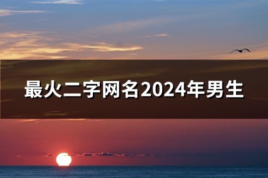 最火二字网名2024年男生(共158个)