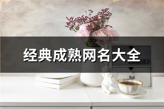 经典成熟网名大全(共172个)