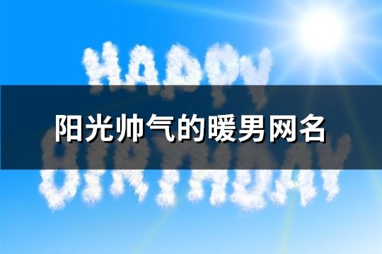 阳光帅气的暖男网名(共154个)