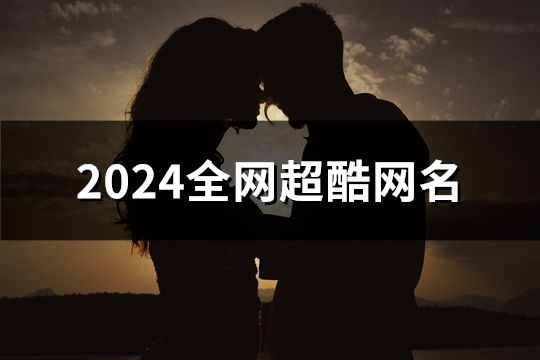 2024全网超酷网名(89个)