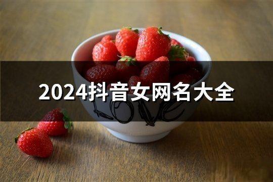 2024抖音女网名大全(共1511个)