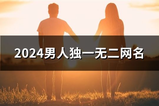 2024男人独一无二网名(精选1289个)