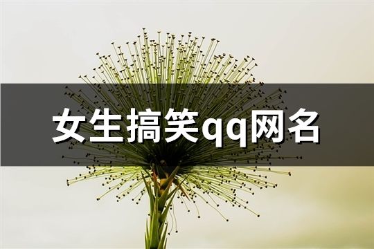 女生搞笑qq网名(精选261个)