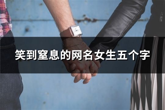 笑到窒息的网名女生五个字(共32个)