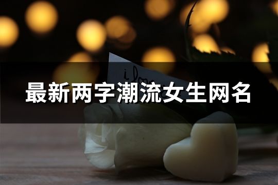 最新两字潮流女生网名(精选2458个)