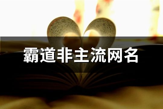 霸道非主流网名(769个)